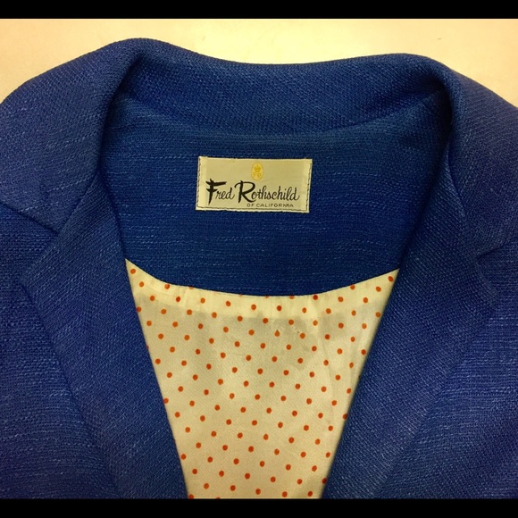 VINTAGE dress JACKET 💙 - Picture 8 of 8